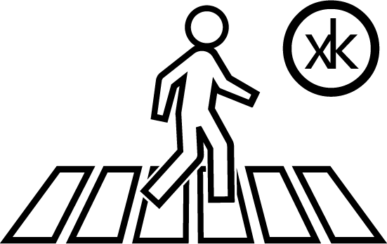 Crosswalk logo based on Crosswalk by Juan Pablo Bravo, CL.